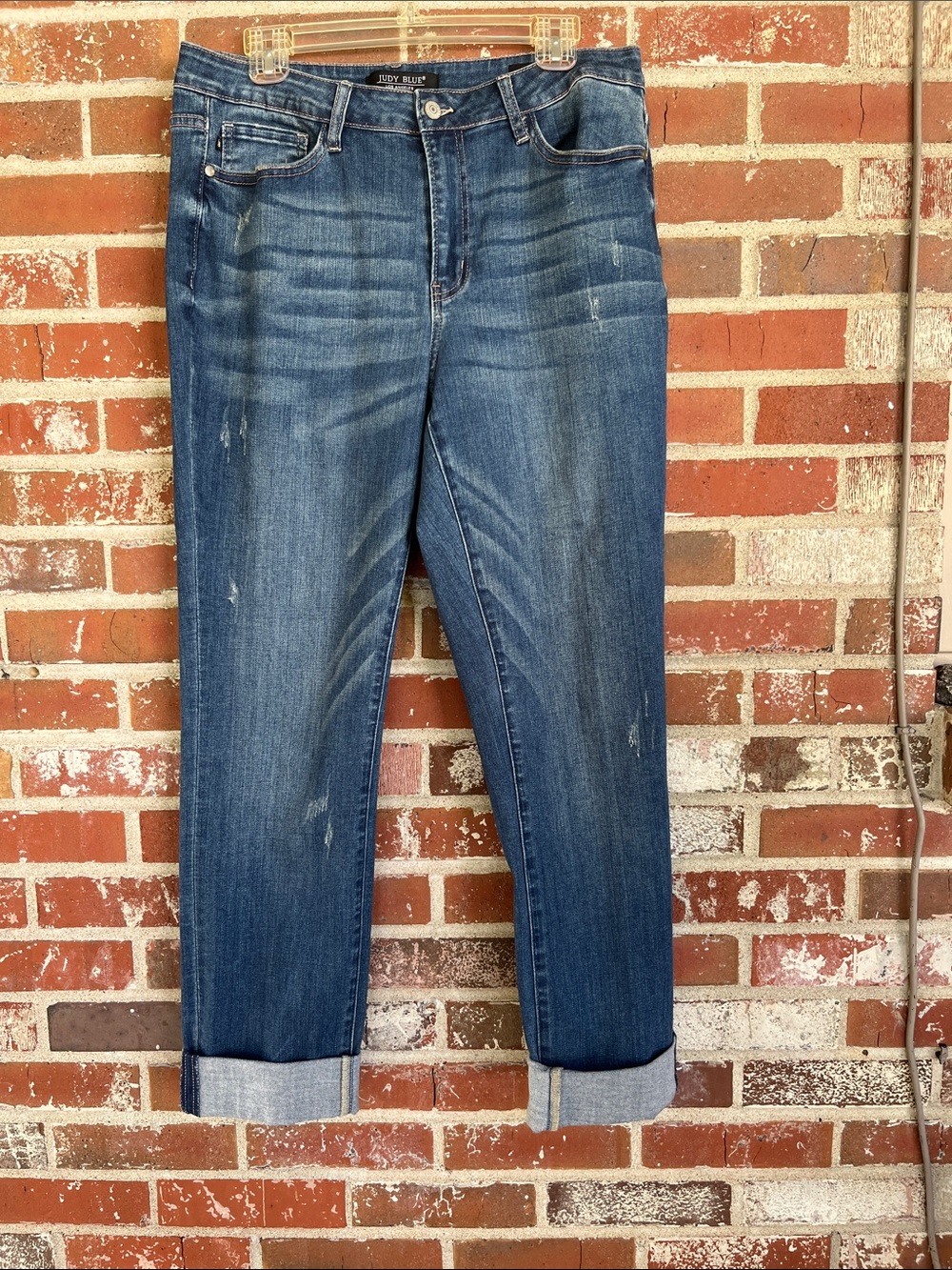 Judy Blue Cuffed Boyfriend Jeans - Style JB88357 Size 15/32